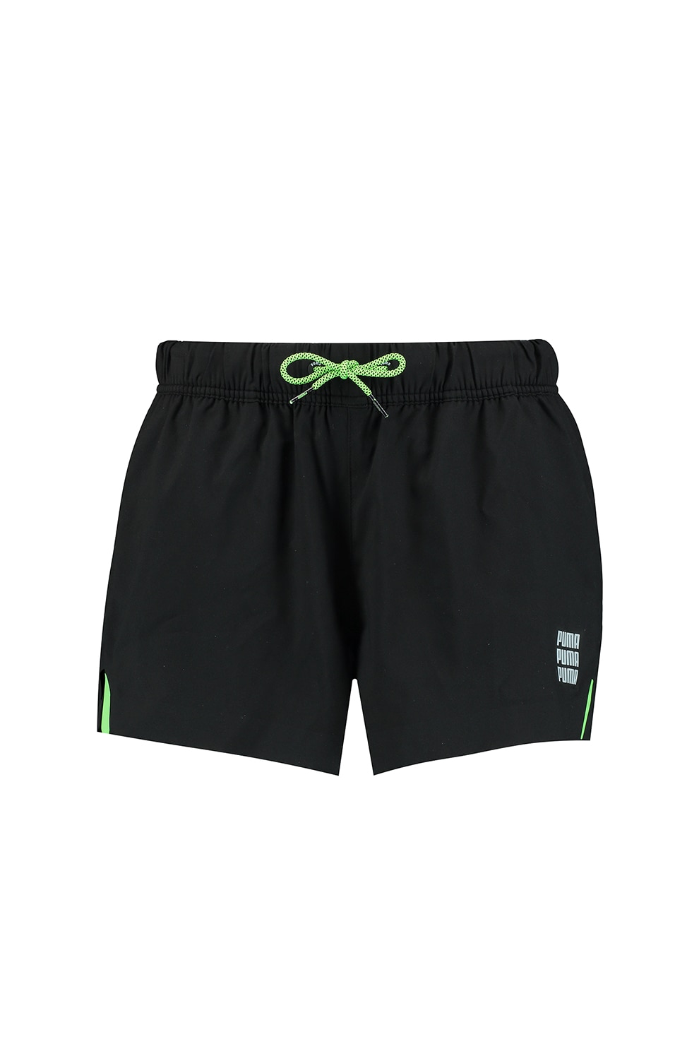Puma, Pantaloni scurti de baie cu talie inalta, Negru