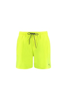 Puma, Pantaloni scurti de baie cu snur in talie, Galben Puma, Pantaloni scurti de baie cu snur in talie, Galben