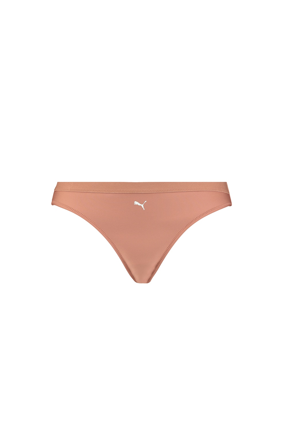 Puma, Slip hipster cu detalii logo, Oranj persan