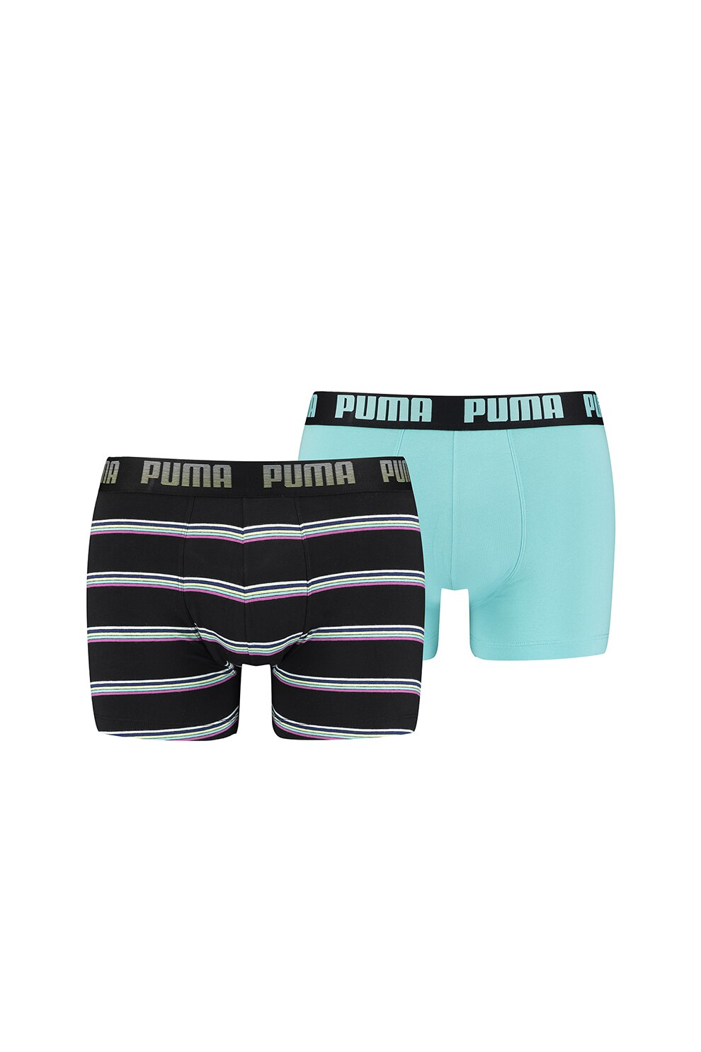 Puma, Set de boxeri - 2 perechi, Negru/Albastru