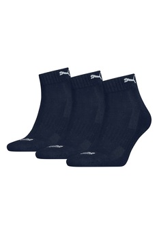 Puma, Set de sosete scurte unisex cu logo - 3 perechi Puma, Set de sosete scurte unisex cu logo - 3 perechi
