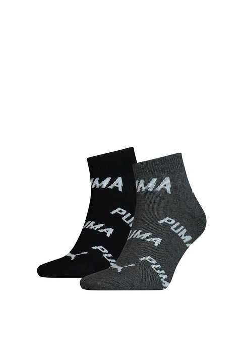 Puma, Унисекс къси чорапи с лого - 2 чифта