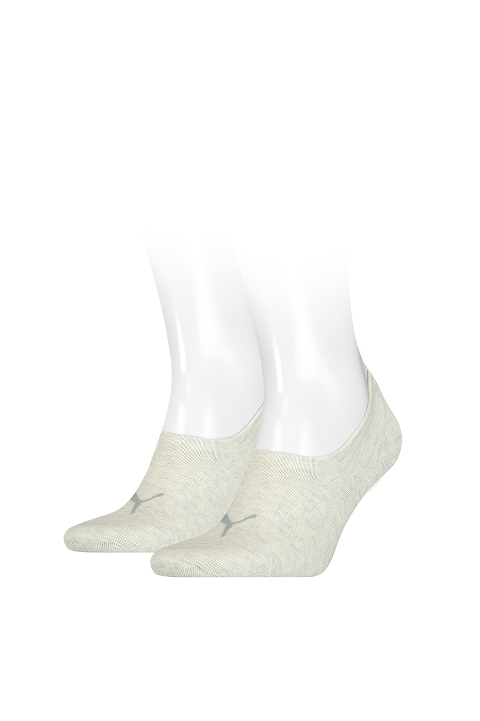 Puma, Set de sosete foarte scurte unisex cu logo - 2 perechi