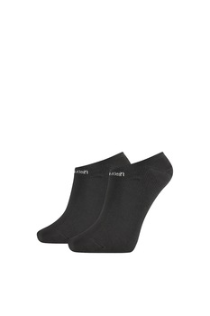 CALVIN KLEIN, Set de sosete scurte - 2 perechi, Negru, One Size CALVIN KLEIN, Set de sosete scurte - 2 perechi, Negru, One Size