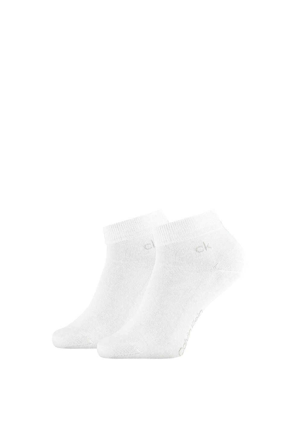 CALVIN KLEIN, Set de sosete scurte cu detalii logo - 2 perechi