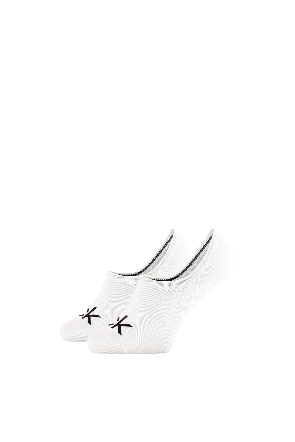 CALVIN KLEIN, Set de sosete foarte scurte cu model logo - 2 perechi