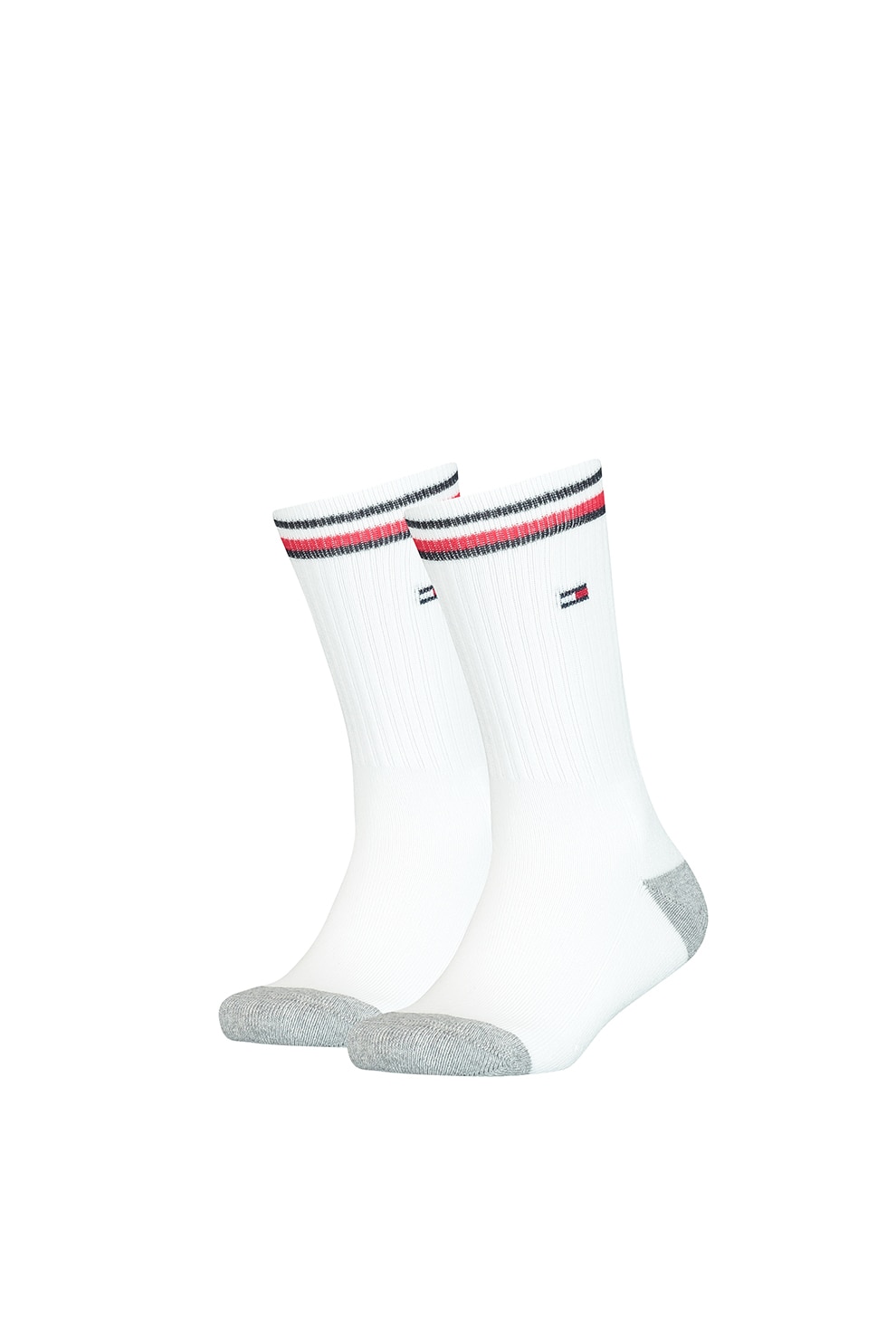 Tommy Hilfiger, Set de sosete cu accente in dungi - 2 perechi