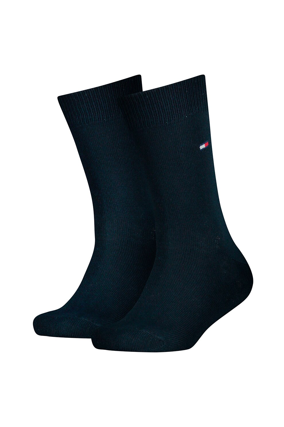 Tommy Hilfiger, Set de sosete lungi cu logo - 2 perechi