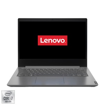 Laptop ultraportabil Lenovo V14-IIL cu procesor Intel Core i7-1065G7 pana la 3.90 GHz, 14 Laptop ultraportabil Lenovo V14-IIL cu procesor Intel Core i7-1065G7 pana la 3.90 GHz, 14