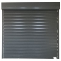 usa garaj rulou maro inchis kondor latime 3000 x 2200 h mm  lamela 77 mm aluminiu electrica imagen 10_0_
0