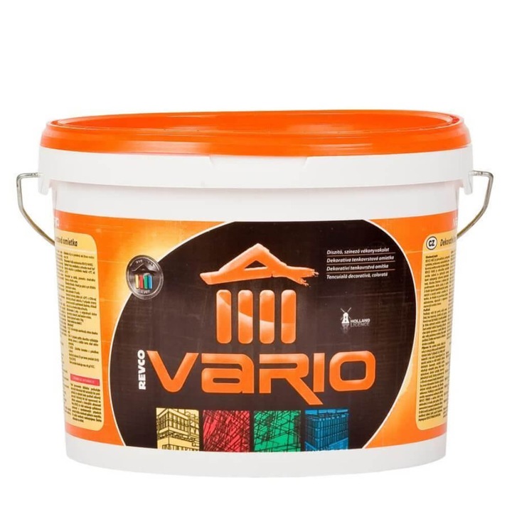 Revco Vario B2 akril dekoratív vakolat, granulált, 15 kg, Striatii 1,5 mm