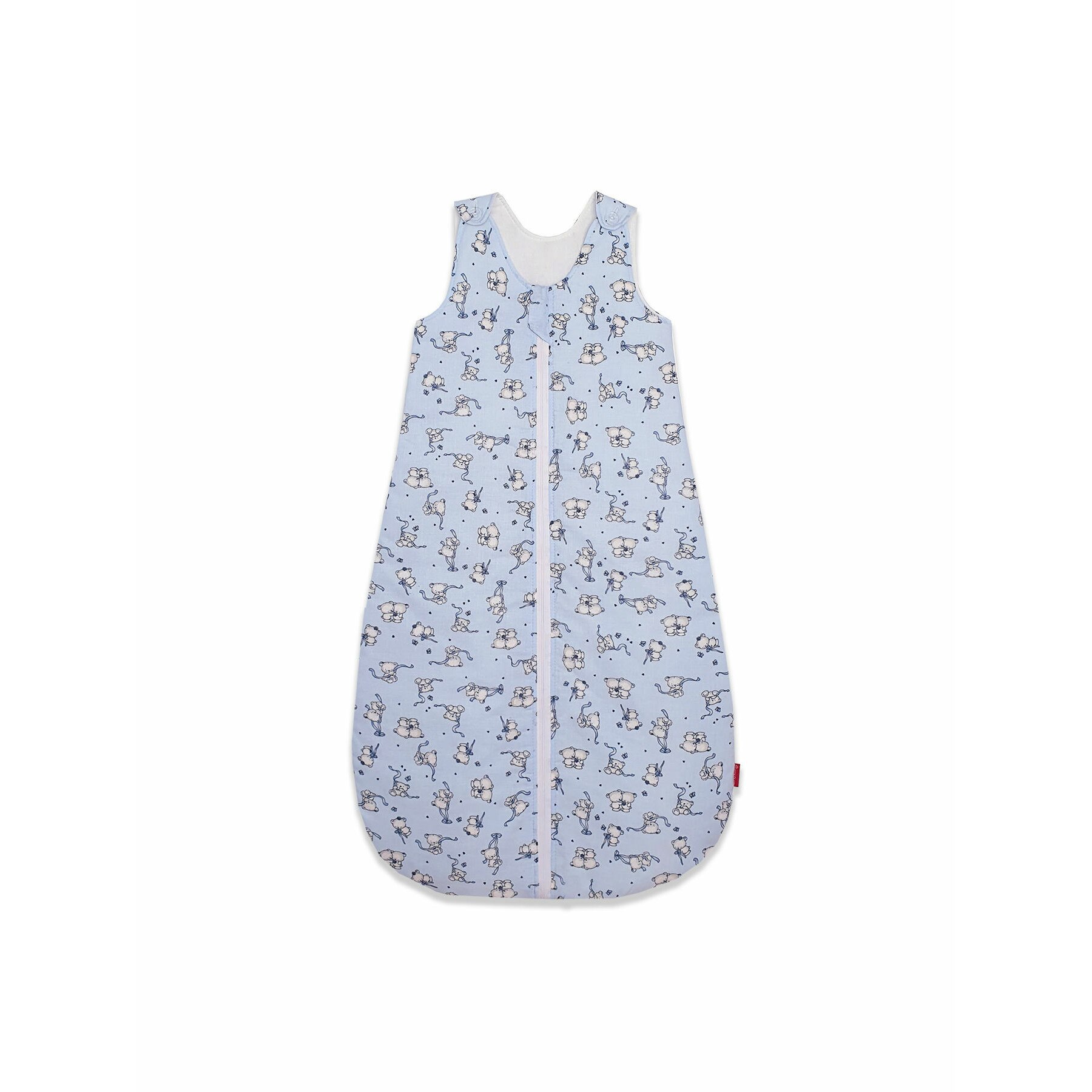 Sac de dormit, KidsDecor, primavara 0.8 tog Loving Bear Blue 85 cm
