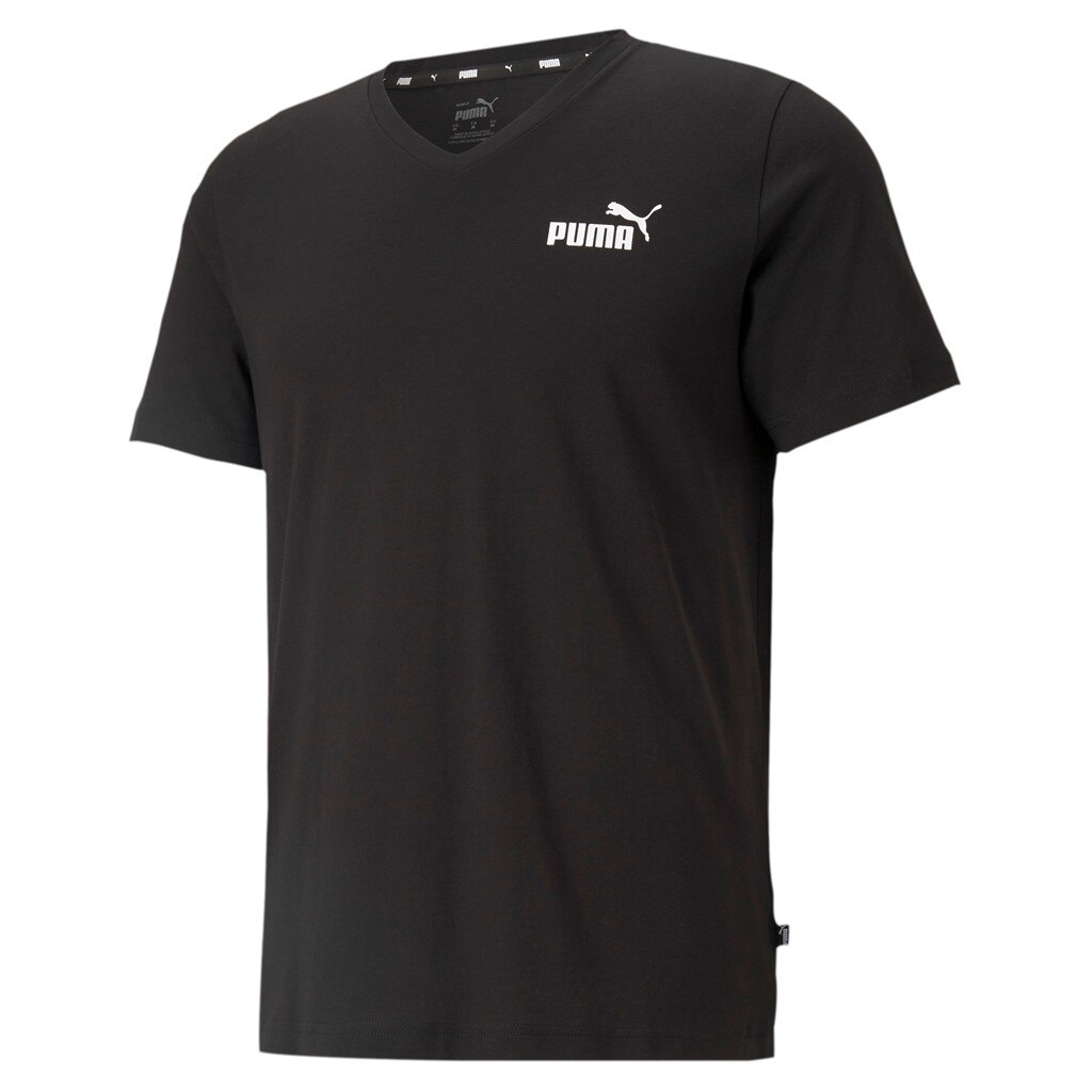 Tricou Puma Ess V Neck, Negru