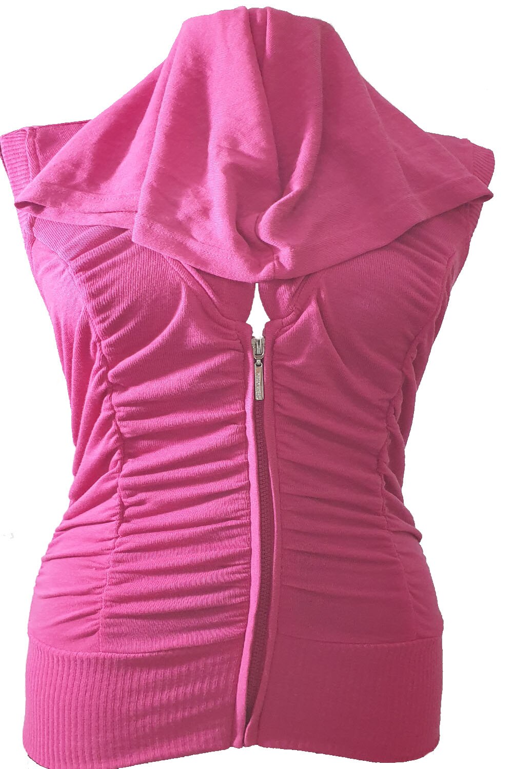 Vesta dama cu gluga Tally Weijl, fucsia , M