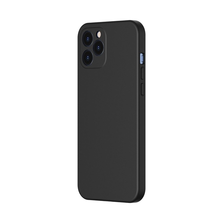 Husa pentru telefon Baseus cu silicagel pentru iPhone 12 Pro, Negru