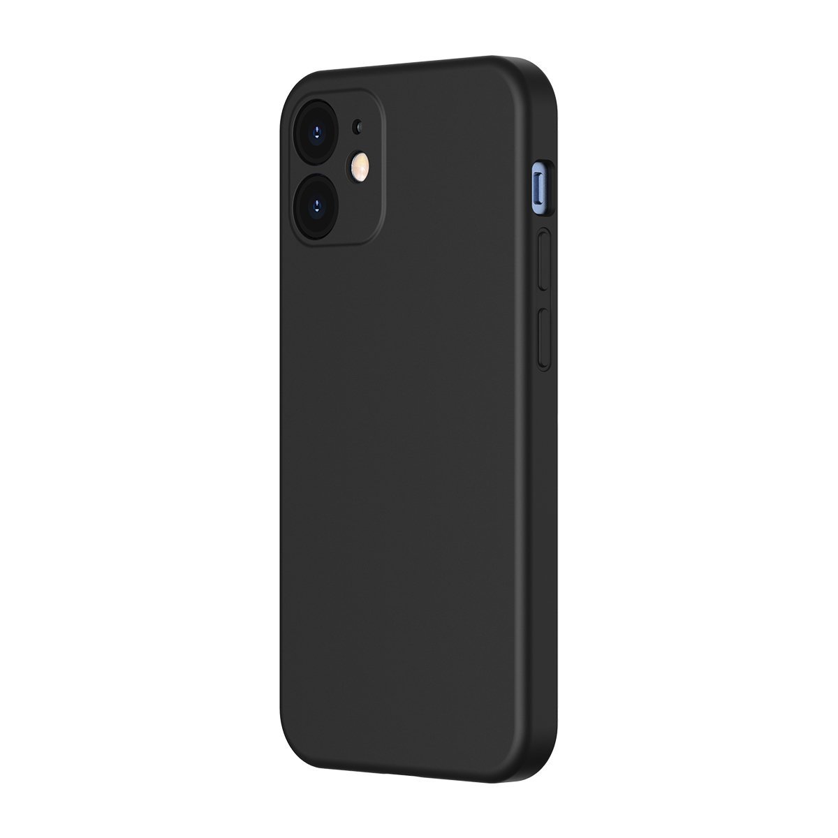 Husa pentru telefon Baseus cu silicagel pentru iPhone 12 Mini, Negru