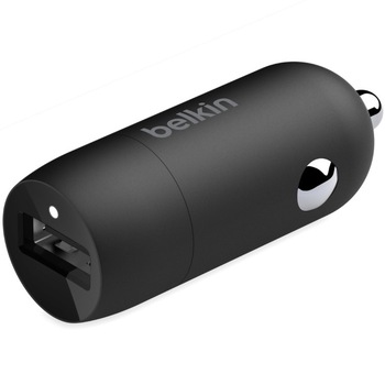 Incarcator auto Belkin Single USB-A, 18W Incarcator auto Belkin Single USB-A, 18W