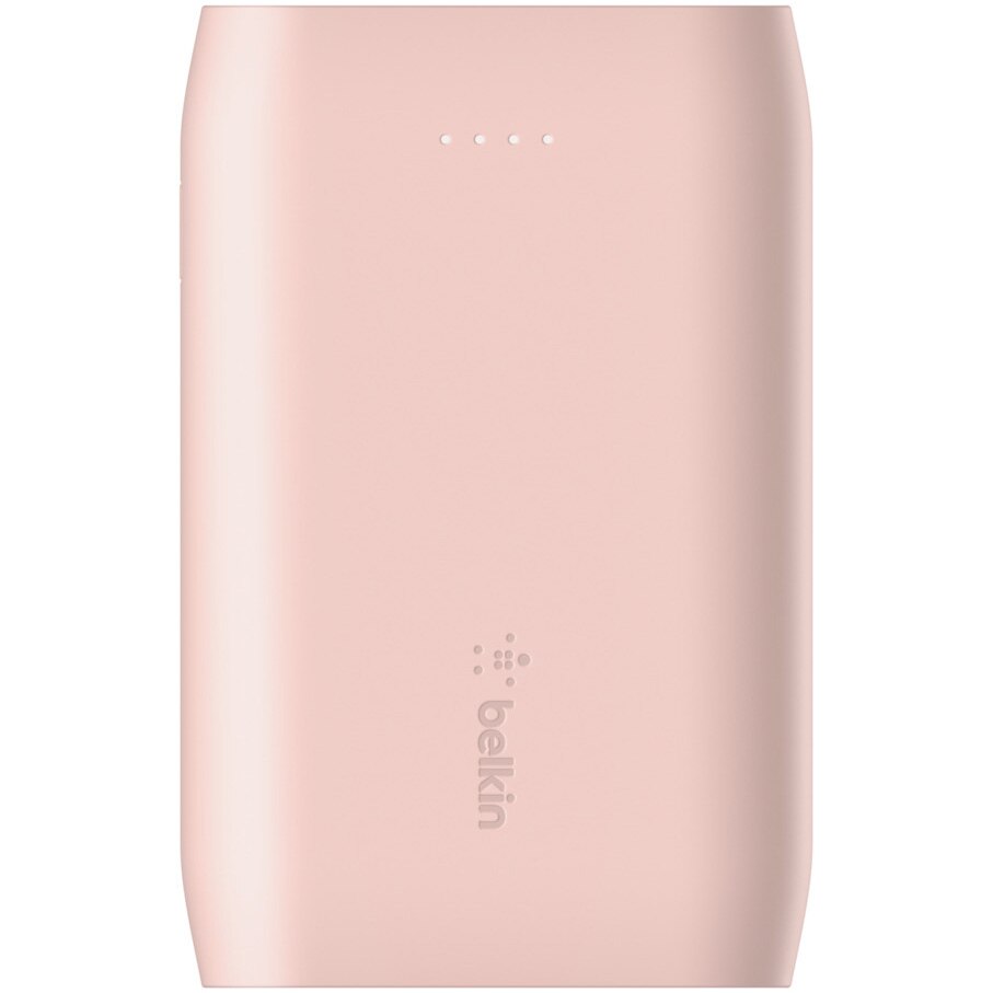 Acumulator extern Belkin, 10000 mAh, USB-C, Rose Gold