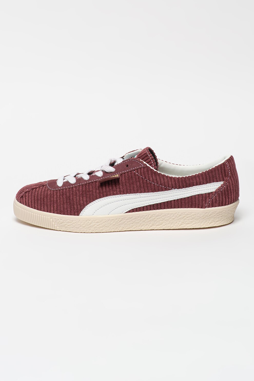 Puma, Pantofi sport cu aspect striat Crack, Rosu Bordeaux, 6.5