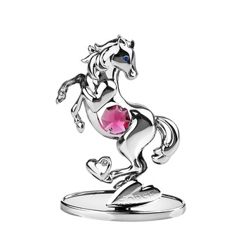 Statueta cal argintat, ® Crystal Statueta cal argintat, ® Crystal