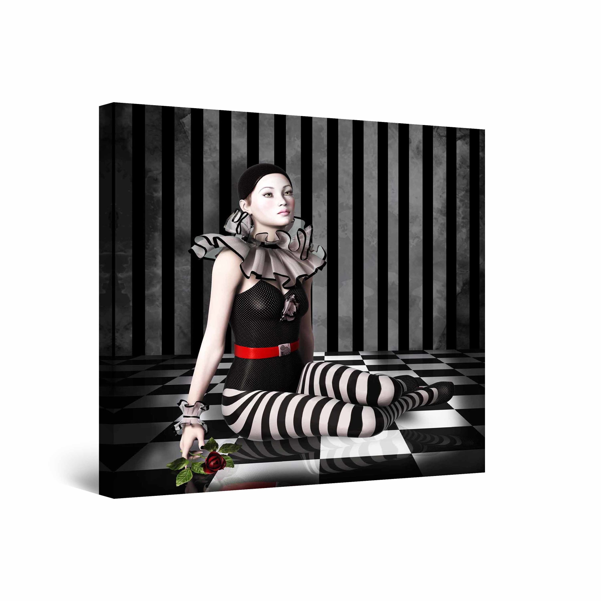 Tablou DualView Startonight Burlesque, luminos in intuneric, 80 cm x 80 cm
