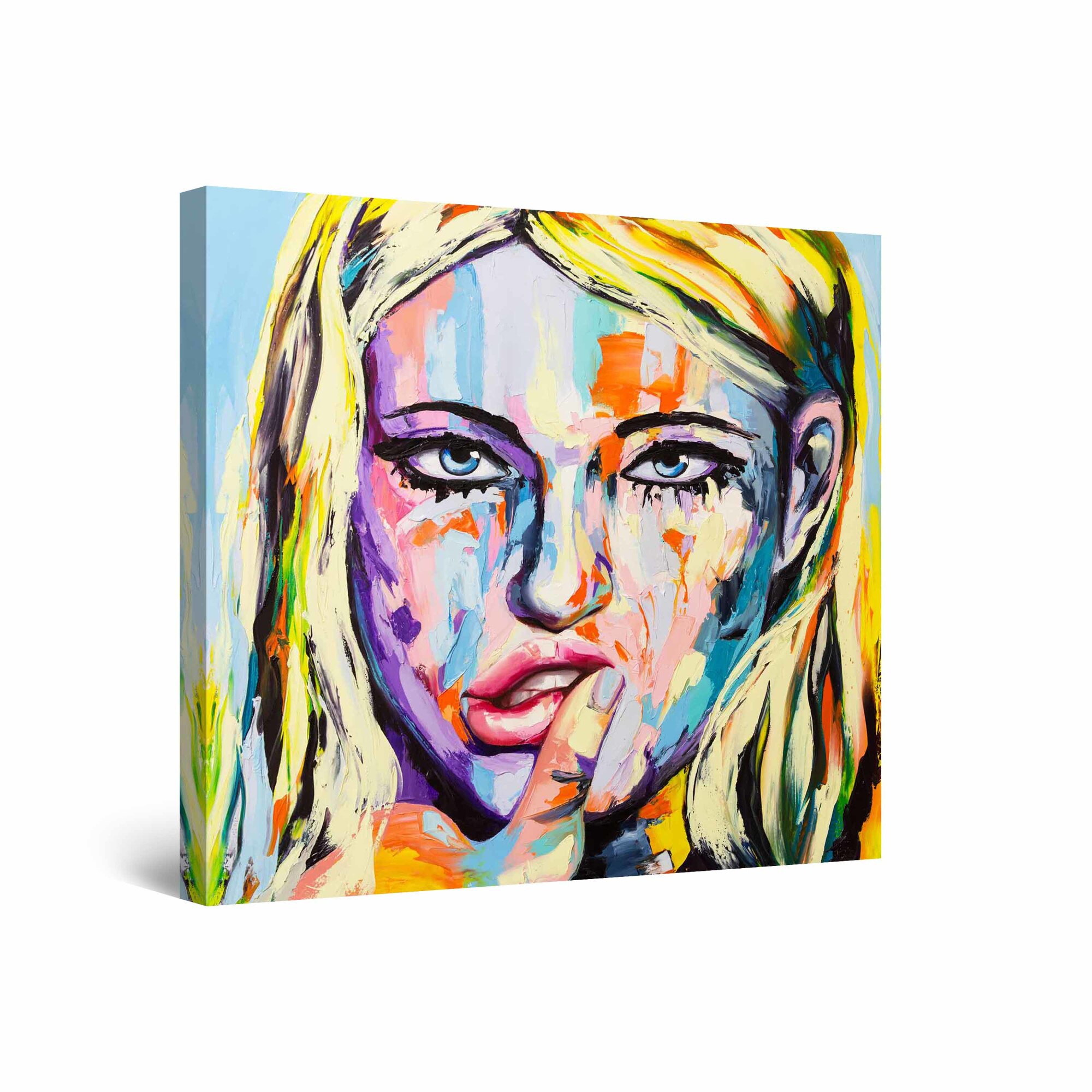 Tablou DualView Startonight Priviri Pasionale, luminos in intuneric, 80 cm x 80 cm