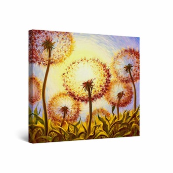 Tablou DualView Startonight Camp cu Dandelion, luminos in intuneric, 30 cm x 30 cm Tablou DualView Startonight Camp cu Dandelion, luminos in intuneric, 30 cm x 30 cm