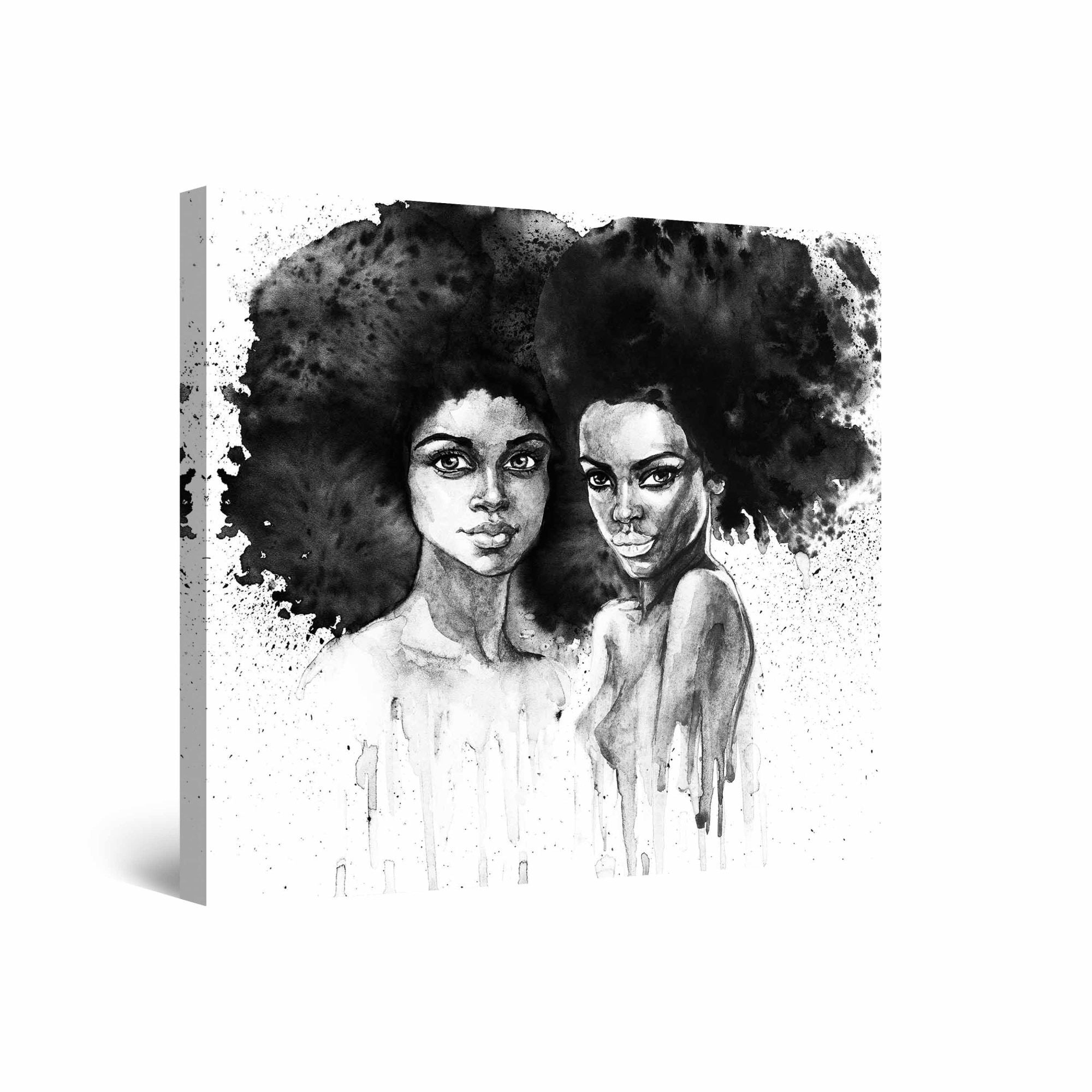 Tablou DualView Startonight Africanele, luminos in intuneric, 80 cm x 80 cm