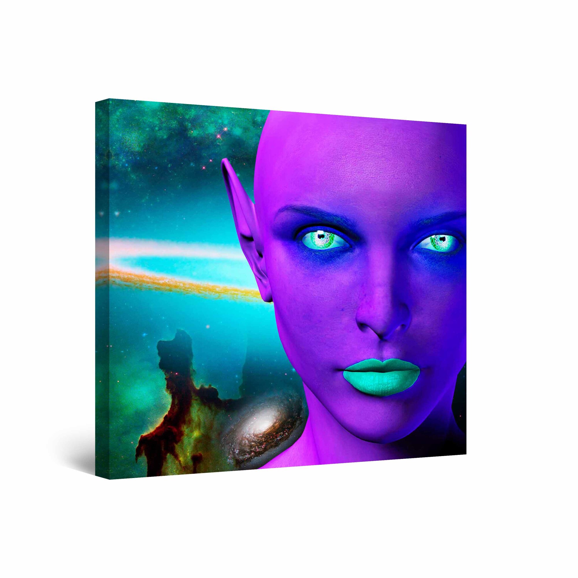 Tablou DualView Startonight Extraterestri, luminos in intuneric, 30 cm x 30 cm