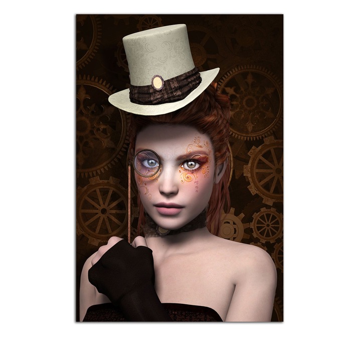 Tablou Startonight pe sticla acrilica Actrita, luminos in intuneric, 90 cm x 60 cm