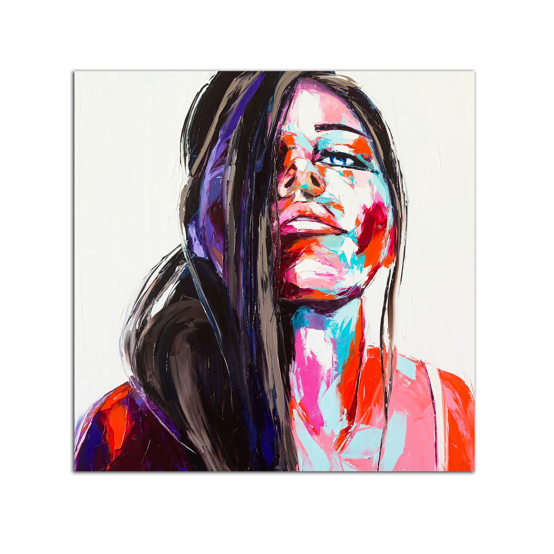 Tablou Startonight pe sticla acrilica Al Saselea Simt, luminos in intuneric, 60 cm x 60 cm