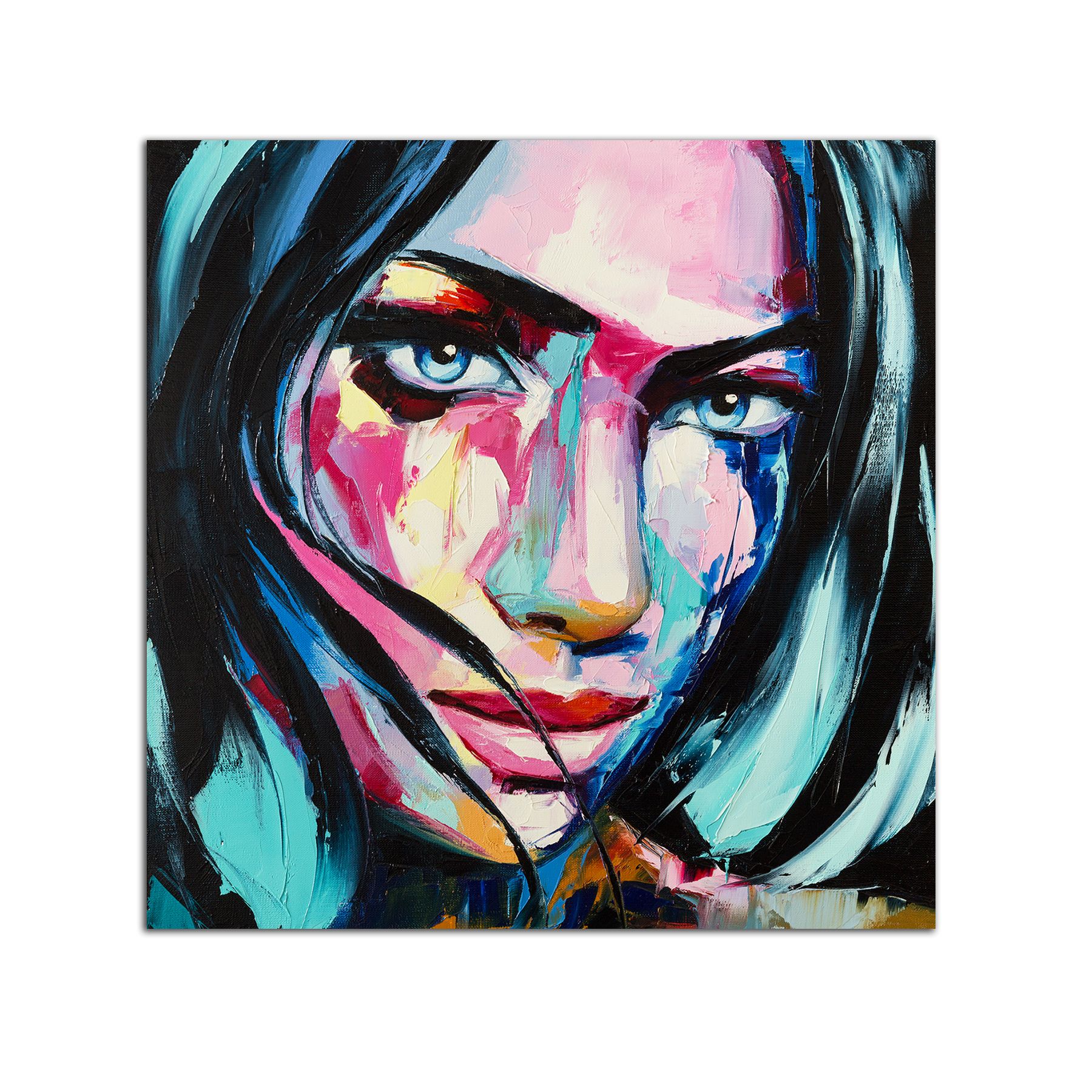 Tablou Startonight pe sticla acrilica Senzualitate, luminos in intuneric, 60 cm x 60 cm