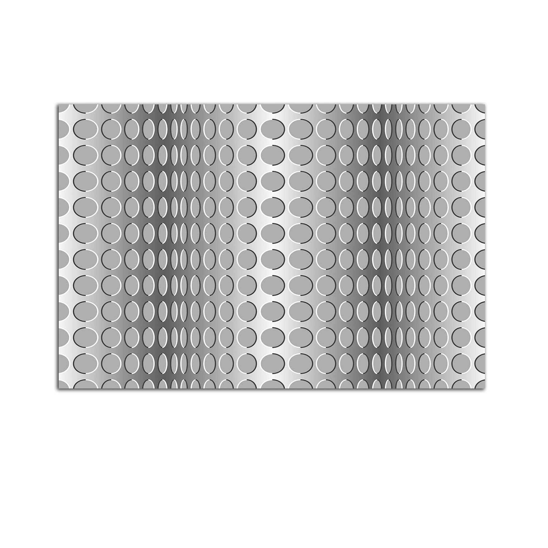 Tablou Startonight pe sticla acrilica Cercuri in Miscare, luminos in intuneric, 90 cm x 60 cm