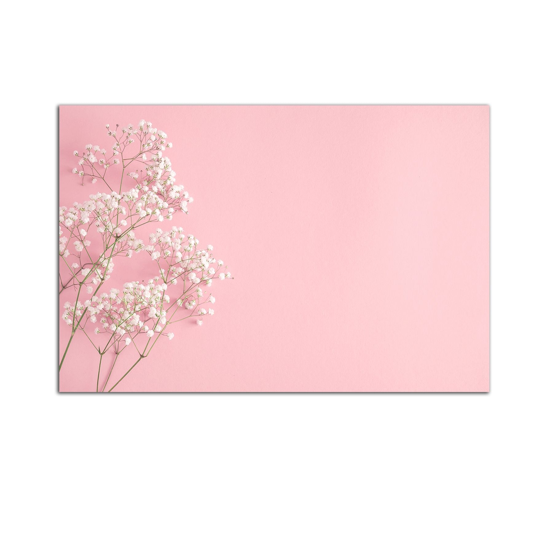 Tablou Startonight pe sticla acrilica Albe Flori, luminos in intuneric, 60 cm x 40 cm