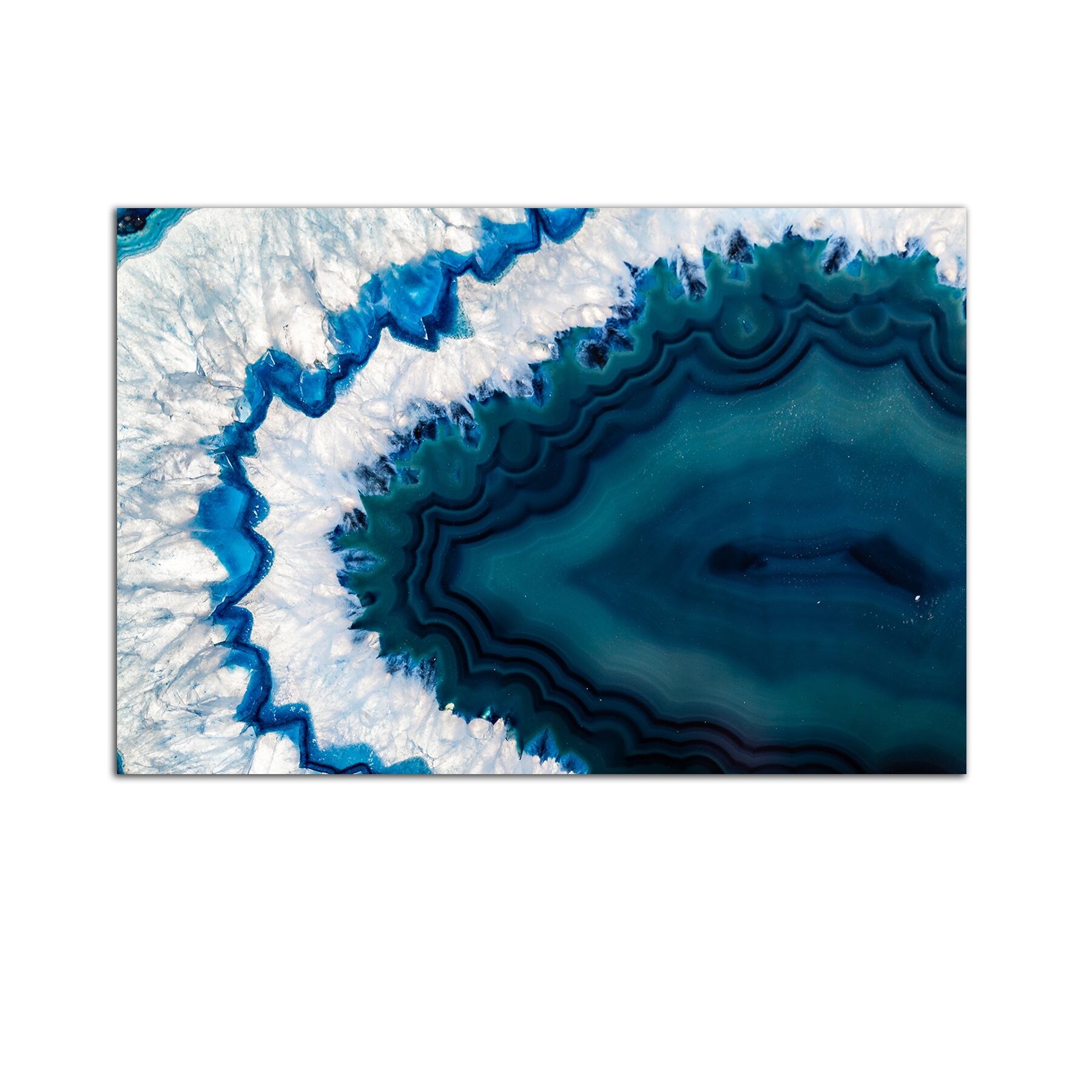 Tablou Startonight pe sticla acrilica Cristal Albastru, luminos in intuneric, 60 cm x 40 cm