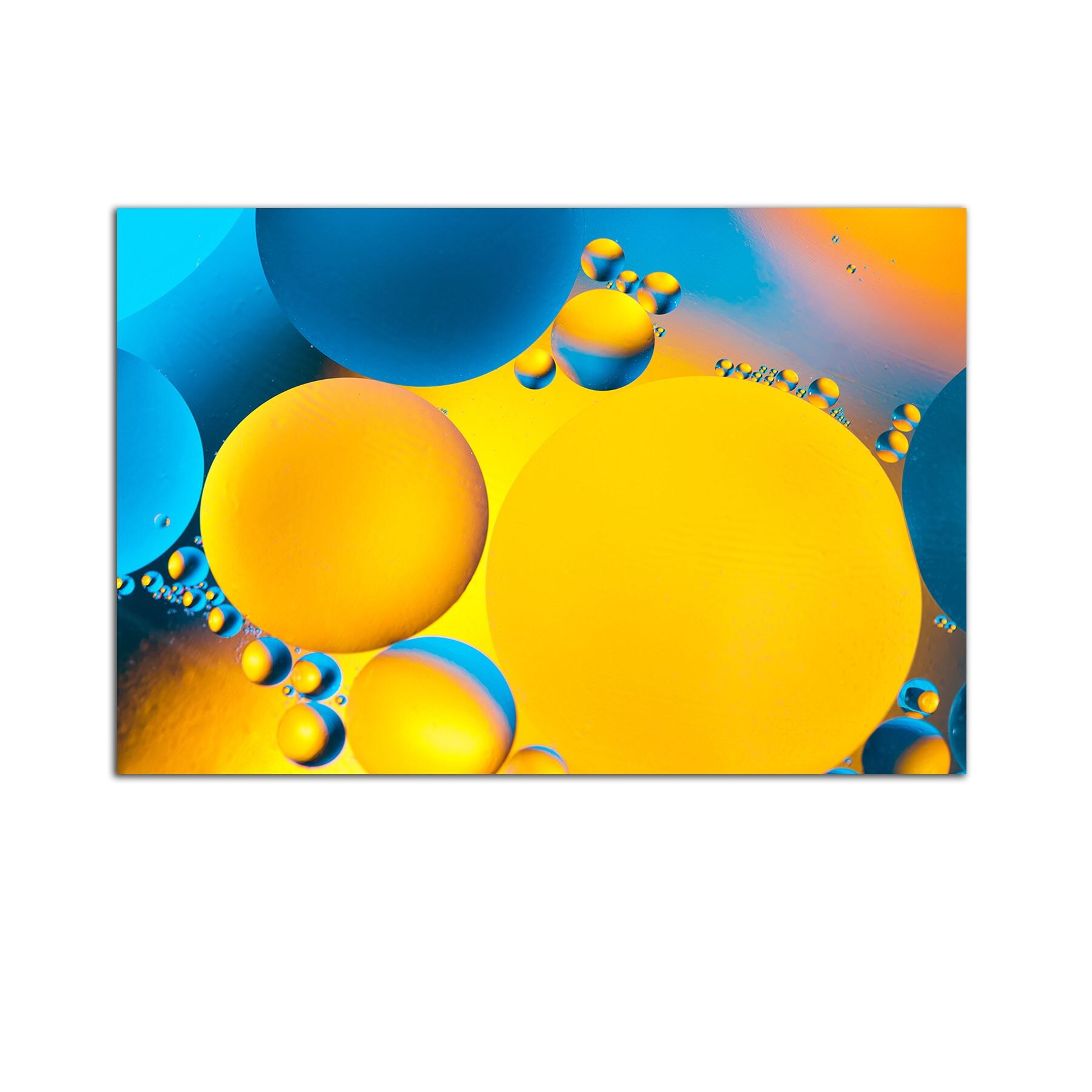 Tablou Startonight pe sticla acrilica Sfere de Culoare, luminos in intuneric, 60 cm x 40 cm