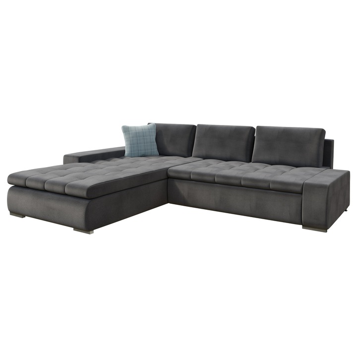 Coltar rabatabil Herkules, MIRJAN24, universal, gri / albastru, 213x302x80 cm