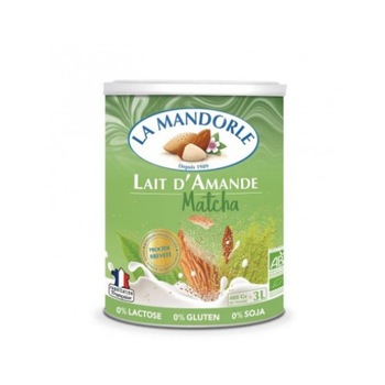 Bautura instant de migdale cu ceai matcha 400g Bautura instant de migdale cu ceai matcha 400g