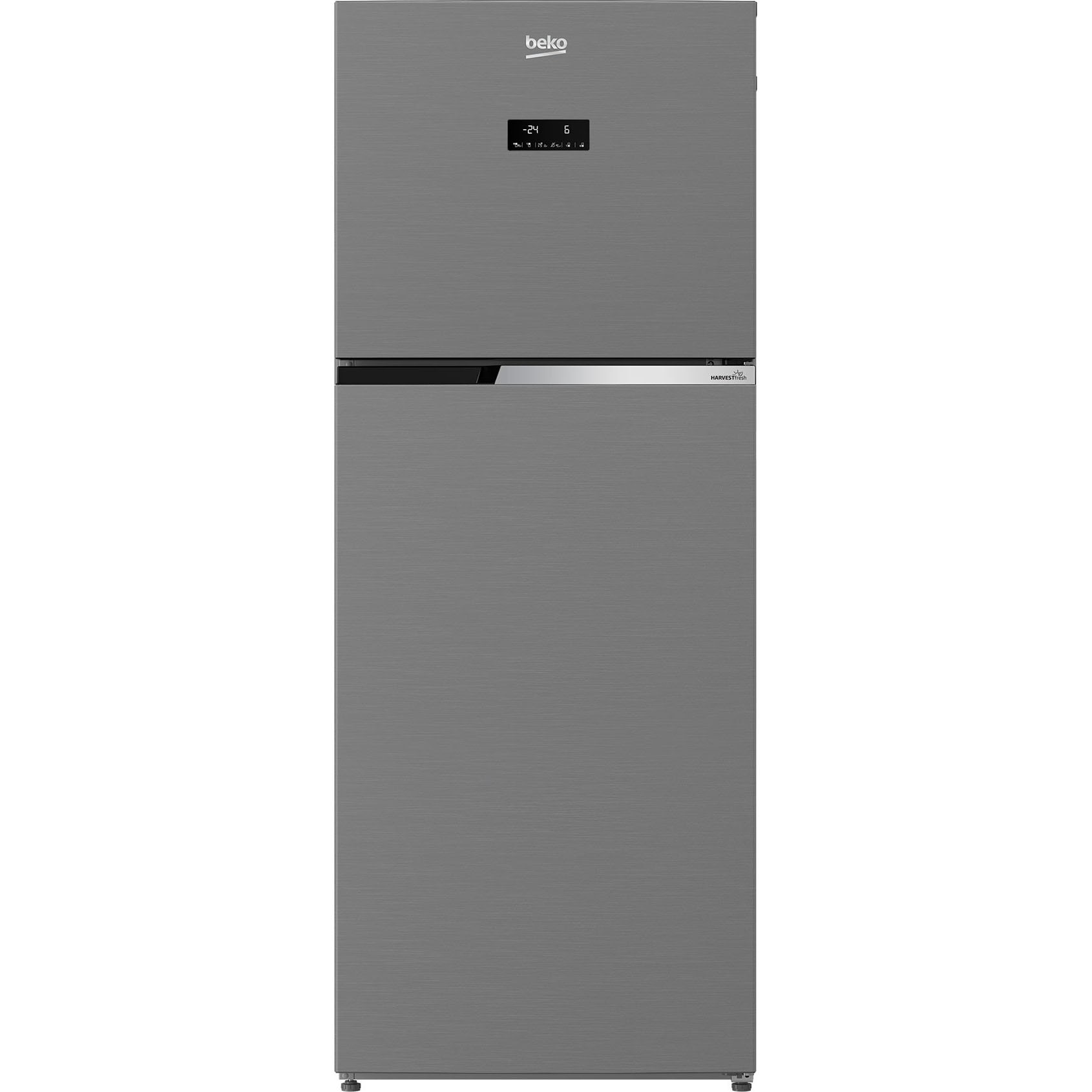 Zoo at night Ripples Drama Frigider cu doua usi Beko RDNT401E30ZXBN, 375 l, Clasa F, NeoFrost Dual  Cooling, HarvestFresh, Display touch, No Frost Freezer, H 172 cm, Argintiu  - eMAG.ro