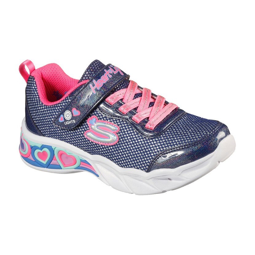 Pantofi sport cu sistem de lumini Sweetheart Lights Shimmer Spells, Albastru