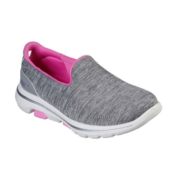 Pantofi sport, Skechers, Slip On Go Walk 5 Everyday Play, Gri, Gri Pantofi sport, Skechers, Slip On Go Walk 5 Everyday Play, Gri, Gri