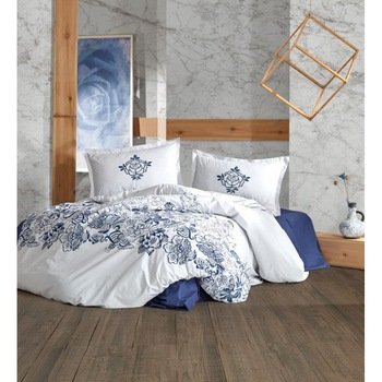 Lenjerie pat dublu bumbac 100% ranforce, 4 piese, Ralex Pucioasa, Mandora V1 Lenjerie pat dublu bumbac 100% ranforce, 4 piese, Ralex Pucioasa, Mandora V1