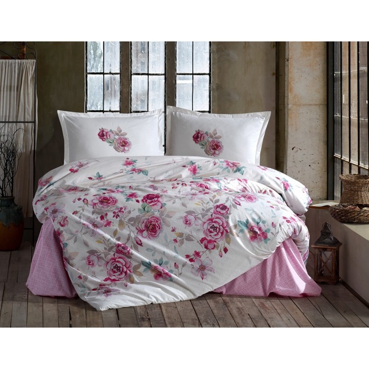 Kétszemélyes ágynemű garnitúra Desima, Ralex Pucioasa, 100% renforcé pamut