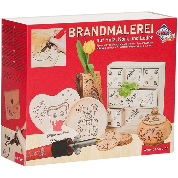 Pachet complet pentru pirogravura, Pebaro 0269, 30W