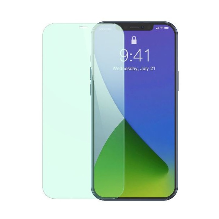Set 2 bucati sticla securizata 0,3 mm Baseus pentru iPhone 12 Pro Max