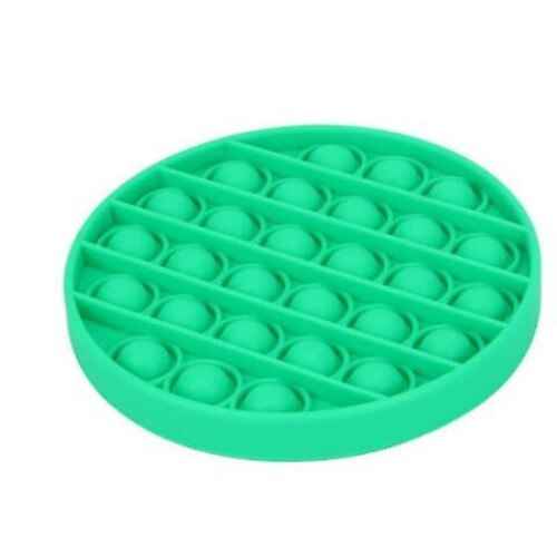 Joc Pop it verde din silicon, 13 cm