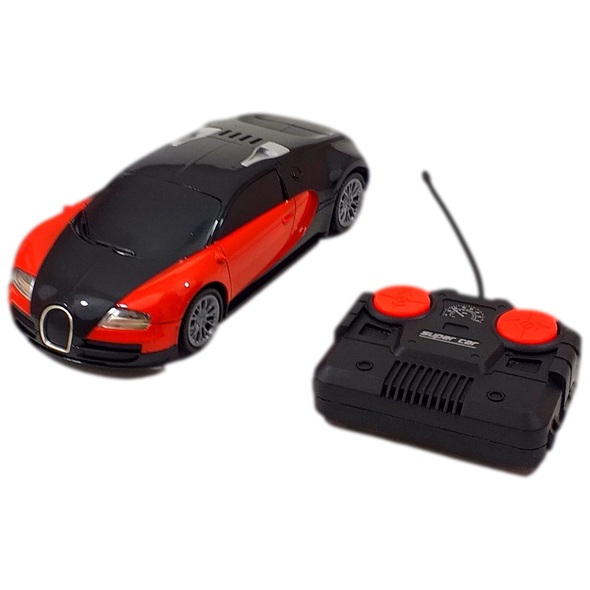 Masina cu telecomanda Range Rover Evoque, lumini si sunete, RC 1:16, Rosie/Neagra