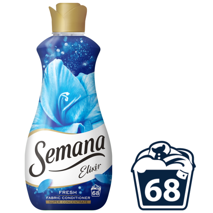Balsam de rufe Superconcentrat Semana Elixir Fresh, 68 spalari, 1.7l