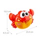 Jucarie de baie Crab, interactiva RelaxDays, cu baloane muzicale de sapun, +3 ani