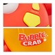 Jucarie de baie Crab, interactiva RelaxDays, cu baloane muzicale de sapun, +3 ani